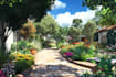 draw landscape design, backyard, front garden, patio, pool design