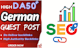 publish german guest post with dofollow german backlinks