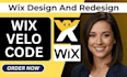 create advanced wix database and dynamic pages with custom design