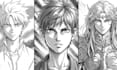 draw manga illustration for character design and comic book