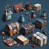 draw 3d model objects, props and weapons