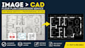 convert PDF, image or sketch into a professional cad floor plan