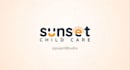 design a modern sea beach and sunset logo