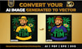 convert simple ai image generated  to vector
