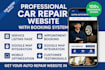 create responsive car repair website, car garage, vehicle maintenance website
