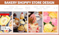 design bakery shopify store cake website cookies store bakery shopify website