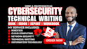 write cybersecurity ebook, cloud computing, robotics, iot, and machine learning