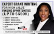 do grant writing, grant proposal, grant research, and grant application