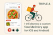 develop food delivery app restaurant app courier app taxi app delivery app