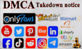 remove unwanted defaming pirated abusive leaked content from google under dmca