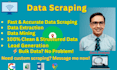 do data scraping and lead generation