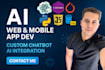 do ai integration ai website ai app developer