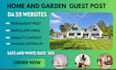do guest post on da 55 home and garden websites