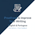 proofread and improve your writing in portuguese and english