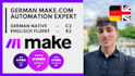 set up make com automation scenario using ai and api integration