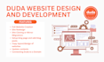 setup duda website design and development