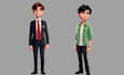 create high quality 3d figure, 3d action figure 3d cartoon for game and 3d print