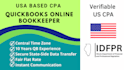 fix or maintain your quickbooks online as a US based CPA
