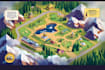 draw a 2d flat isometric vector map illustration