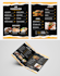 modern restaurant menu design