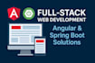 develop responsive web applications using angular and spring boot