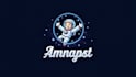 do awesome flying astronaut mascot logo design