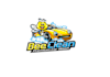 design grabbing bee themed car wash logo