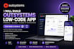 design and develop a full outsystems web or mobile application