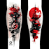 do premium trash polka design , sleeve tattoo