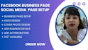 do face business page create and setup, social media page setup