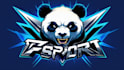 do awesome aggressive panda head esport mascot logo  design