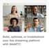 build webrtc based live streaming app or website