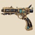 create a 3d weapon illustration for gaming