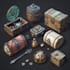 create game props and objects