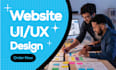 do modern website ui ux design, figma website design, figma website