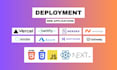 deploy your react js and next js web app to vercel, netlify