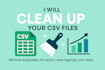 clean and automate your CSV data