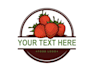 design high quality strawberry logo