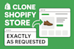 clone entire  shopify website