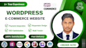 create a professional wordpress ecommerce website using woocommerce online store