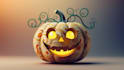 do halloween pumpkin mascot logo