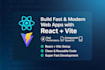 build responsive and modern reactjs vite websites for you