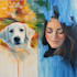paint a pet portrait on canvas
