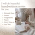 do beautiful handwritten notes