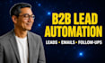 build a cold email outreach automation system with CRM integration