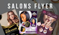 do a creative salon flyer