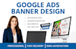 design attractive google ads banner and website slider