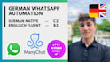 build advanced whatsapp chatbots with manychat and ai as a german