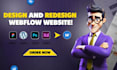 design and redesign webflow website, figma to webflow