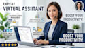 be your virtual assistant for data entry and web research